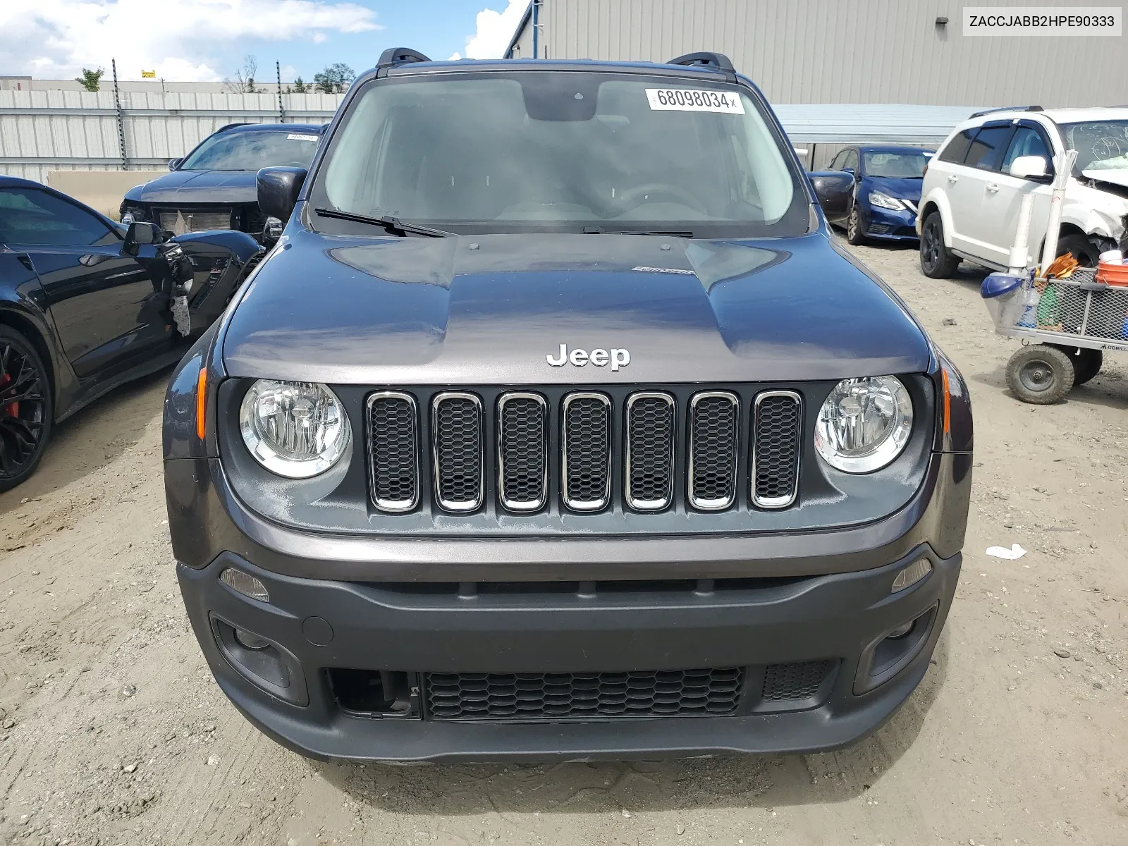 2017 Jeep Renegade Latitude VIN: ZACCJABB2HPE90333 Lot: 68098034