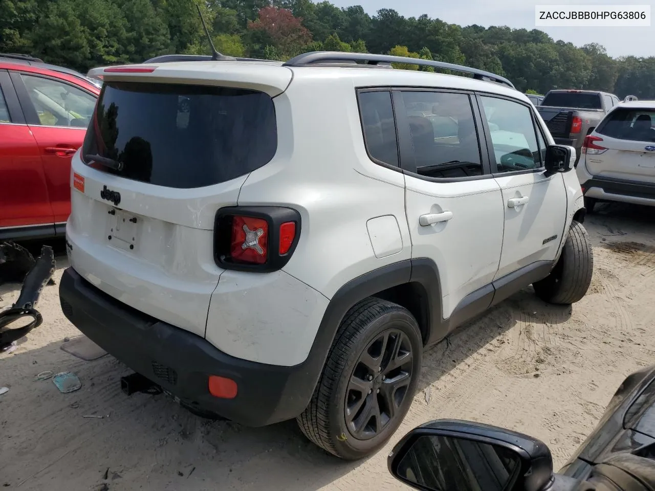 2017 Jeep Renegade Latitude VIN: ZACCJBBB0HPG63806 Lot: 68440214