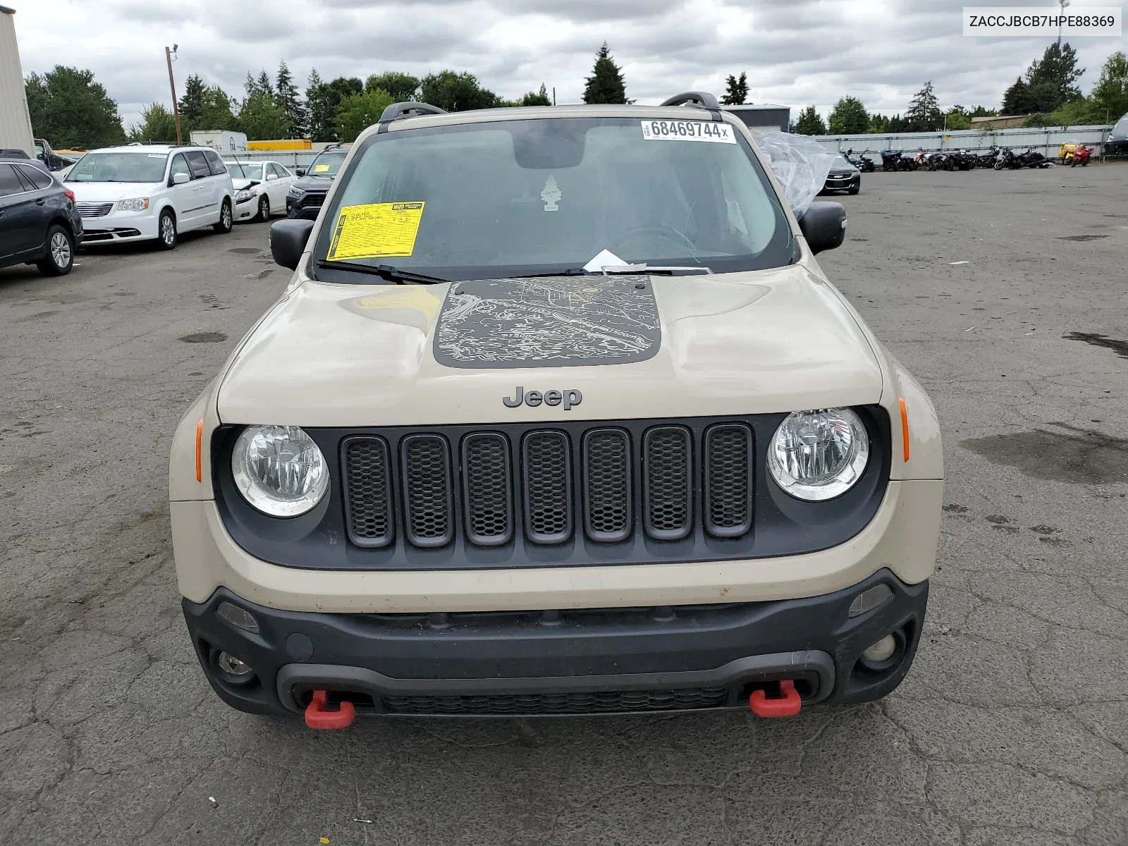 2017 Jeep Renegade Trailhawk VIN: ZACCJBCB7HPE88369 Lot: 68469744