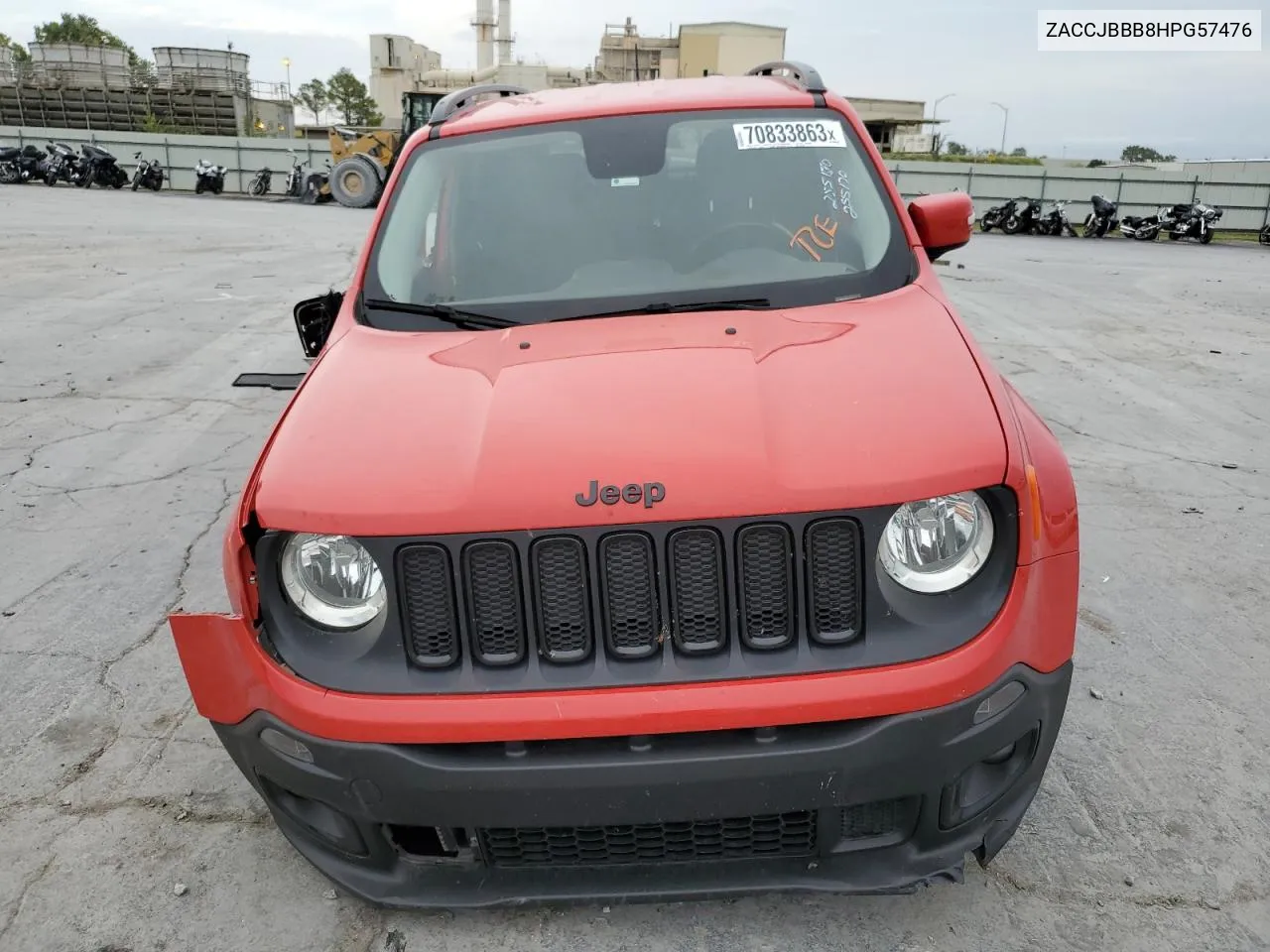 2017 Jeep Renegade Latitude VIN: ZACCJBBB8HPG57476 Lot: 70833863