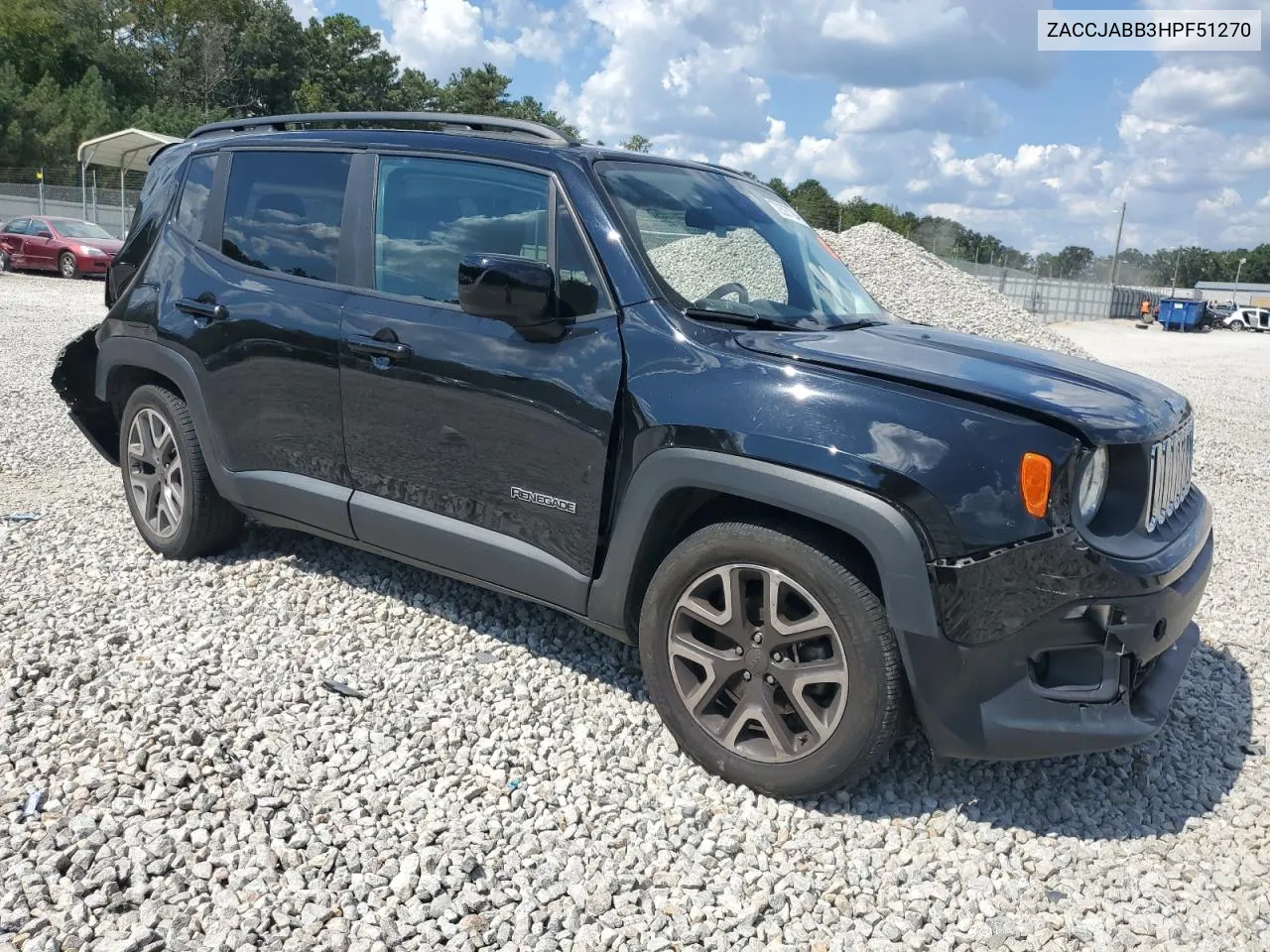 2017 Jeep Renegade Latitude VIN: ZACCJABB3HPF51270 Lot: 72397794