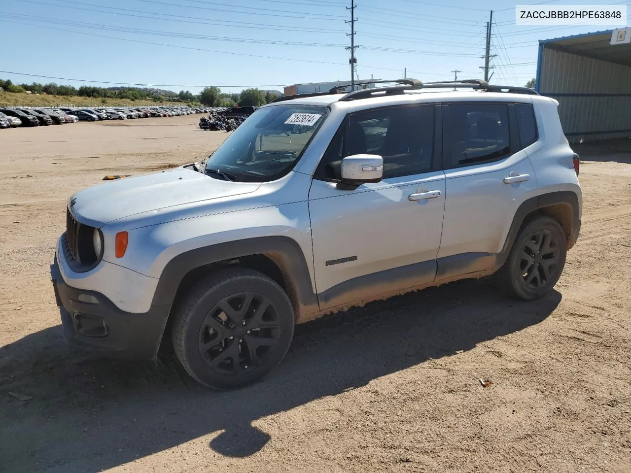 2017 Jeep Renegade Latitude VIN: ZACCJBBB2HPE63848 Lot: 72623614