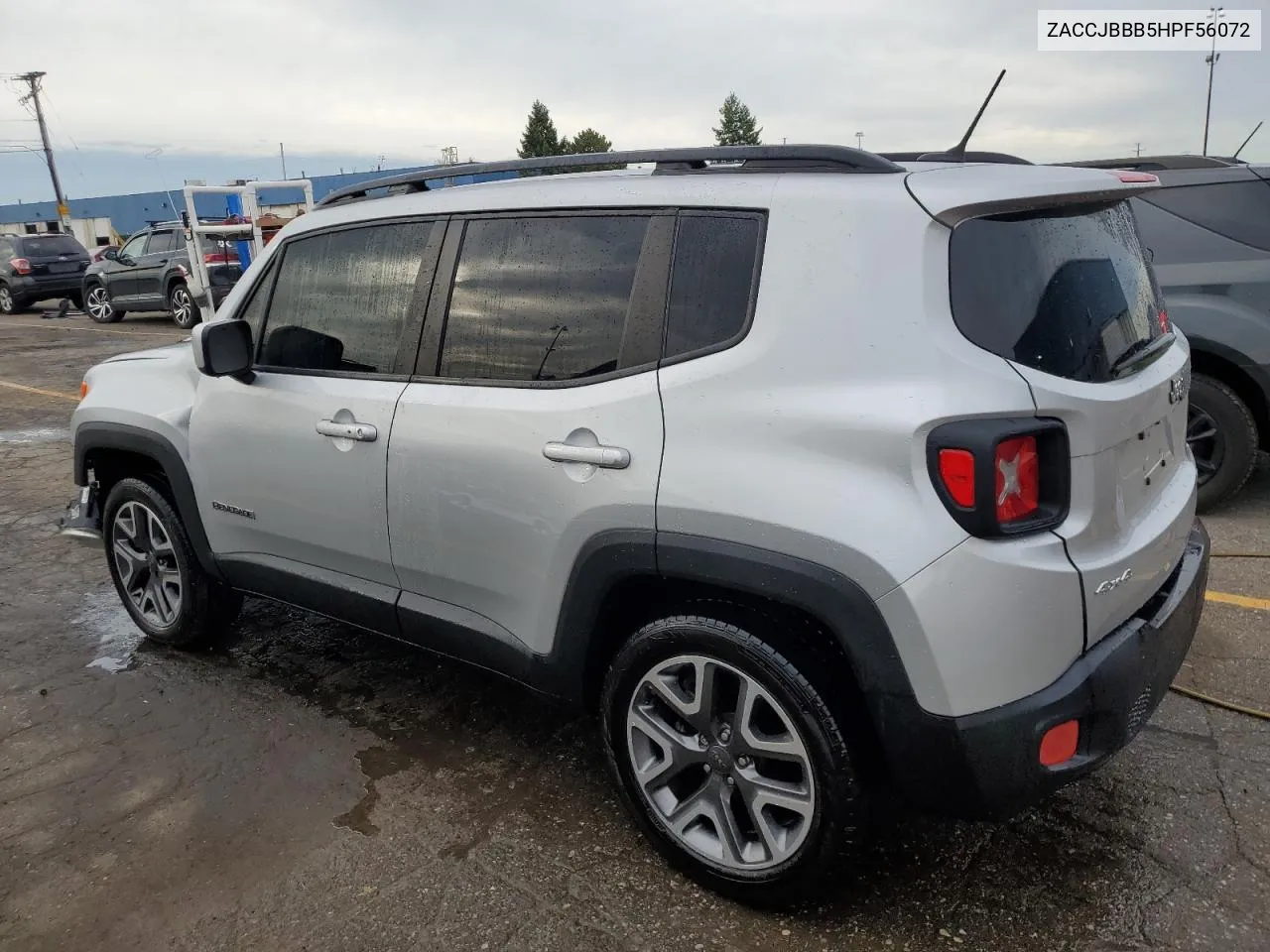 2017 Jeep Renegade Latitude VIN: ZACCJBBB5HPF56072 Lot: 72671784