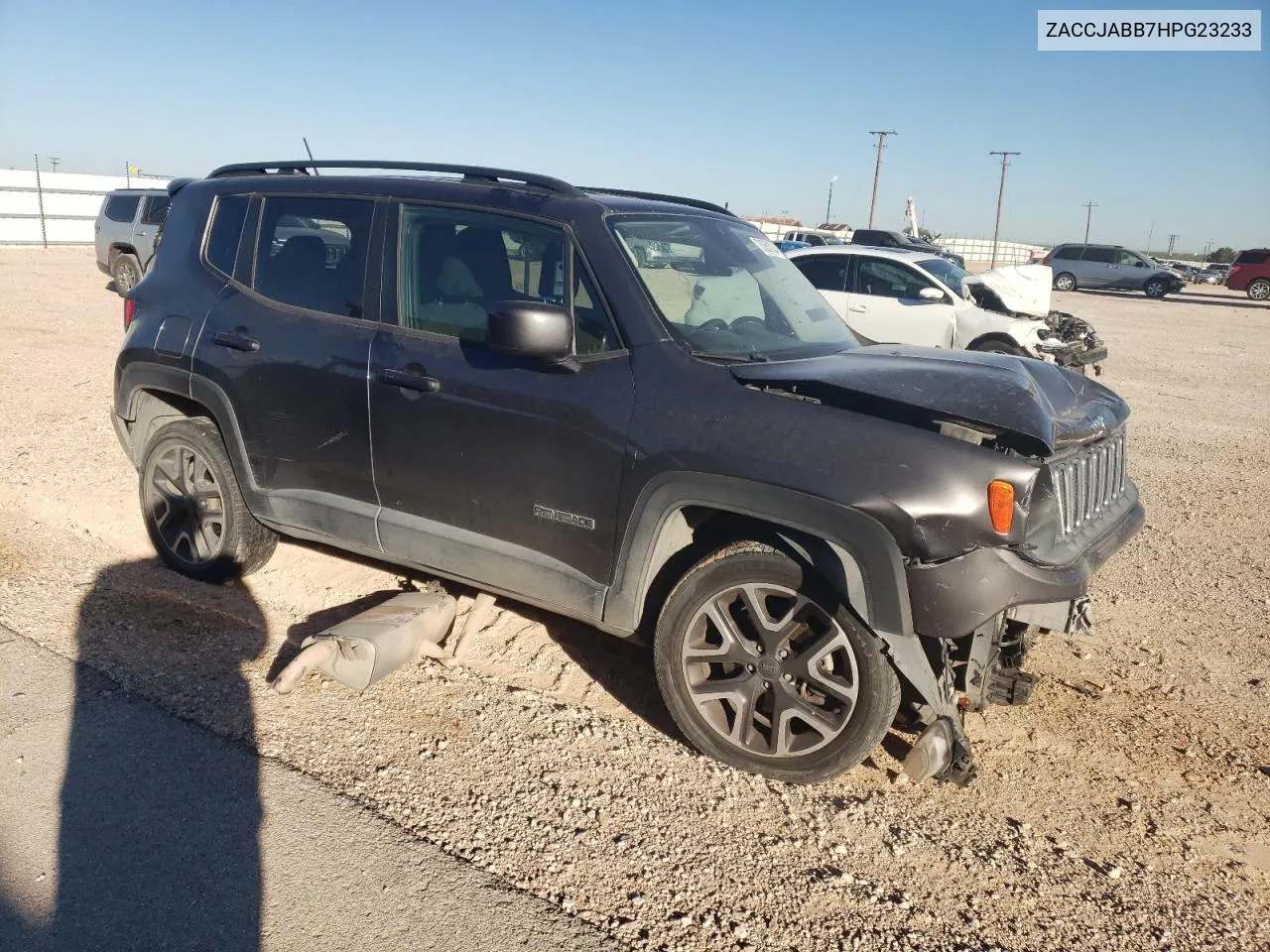 2017 Jeep Renegade Latitude VIN: ZACCJABB7HPG23233 Lot: 73053934