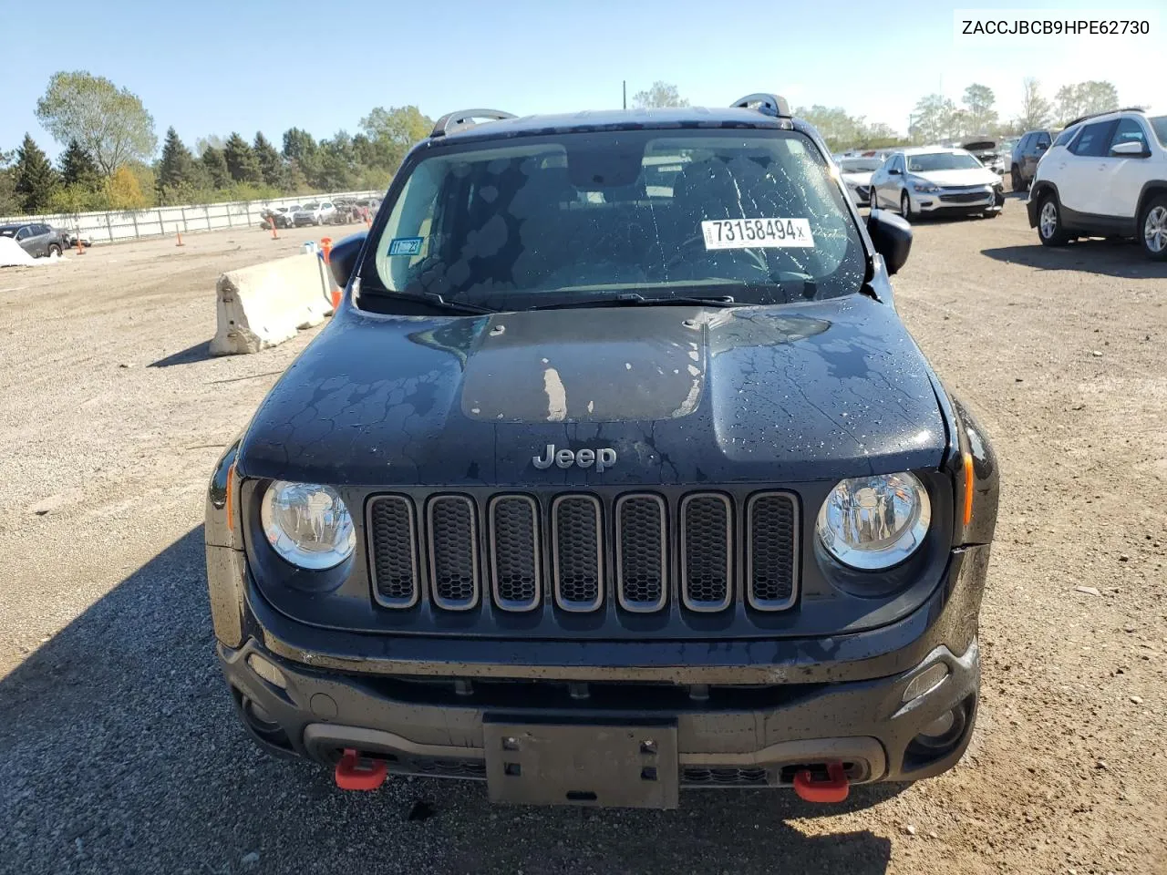 2017 Jeep Renegade Trailhawk VIN: ZACCJBCB9HPE62730 Lot: 73158494