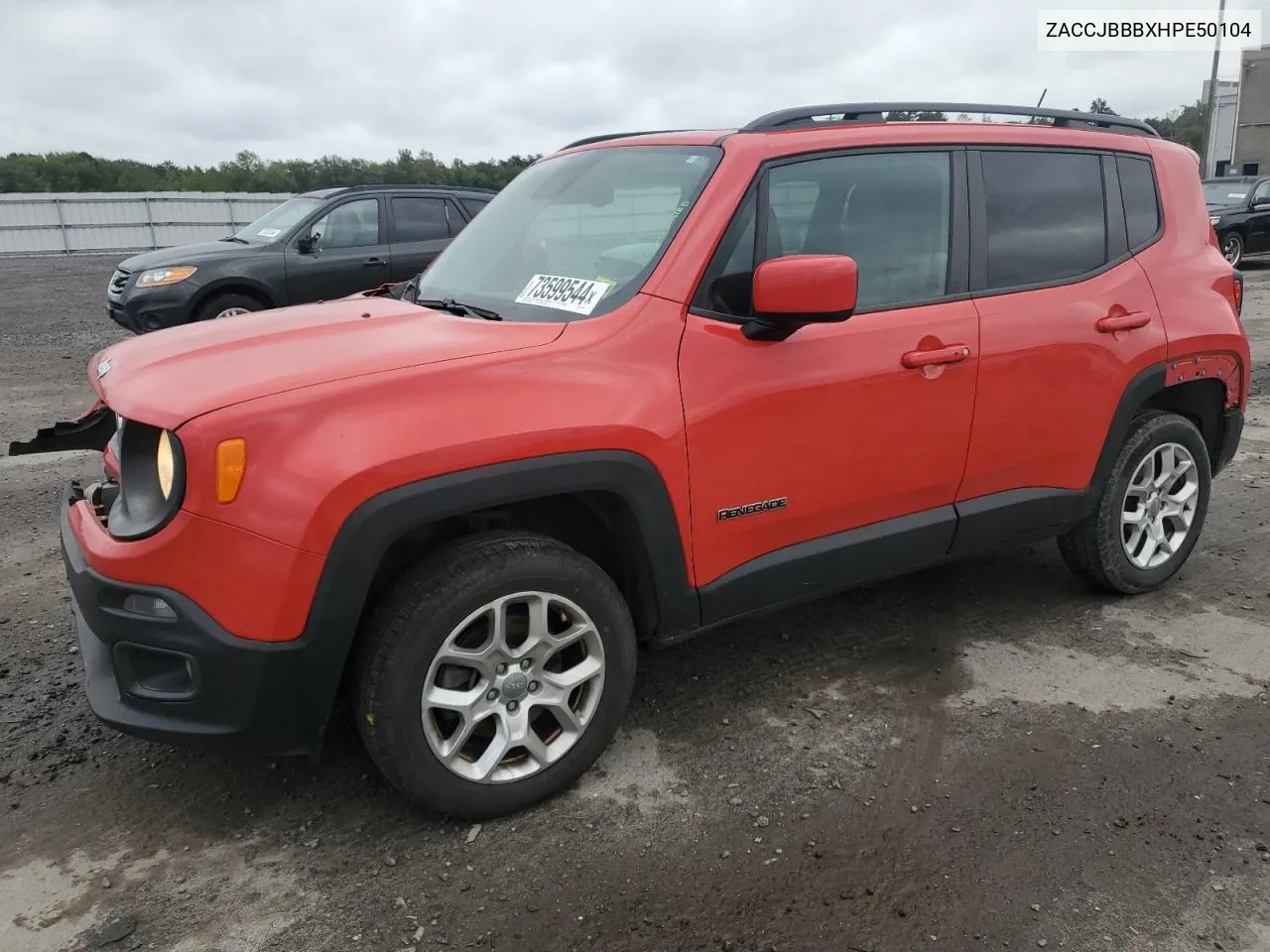 2017 Jeep Renegade Latitude VIN: ZACCJBBBXHPE50104 Lot: 73599544