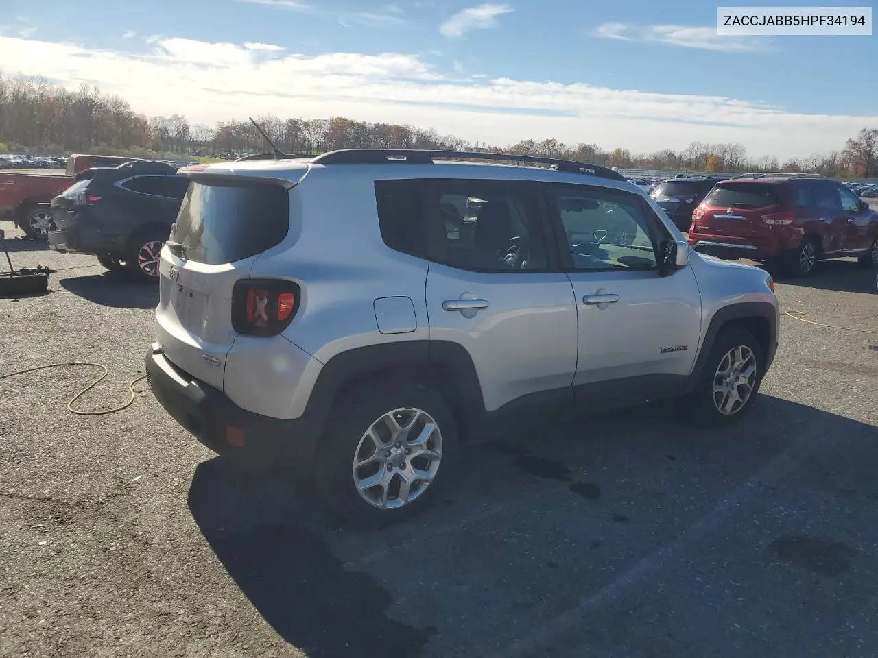 ZACCJABB5HPF34194 2017 Jeep Renegade Latitude