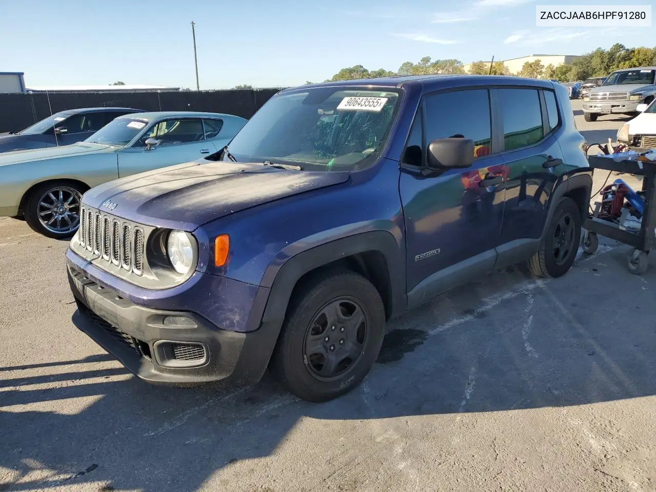 ZACCJAAB6HPF91280 2017 Jeep Renegade Sport