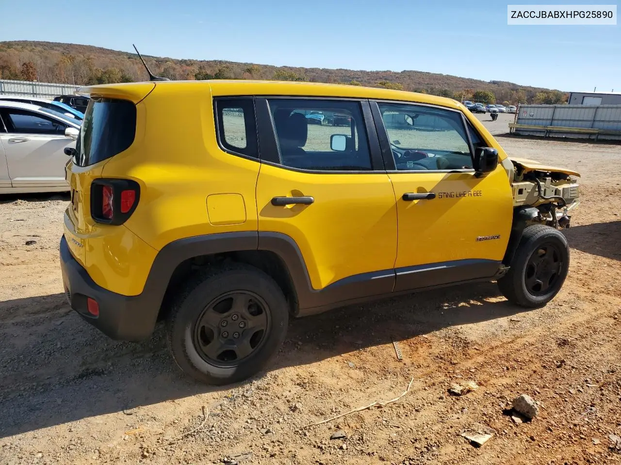 ZACCJBABXHPG25890 2017 Jeep Renegade Sport