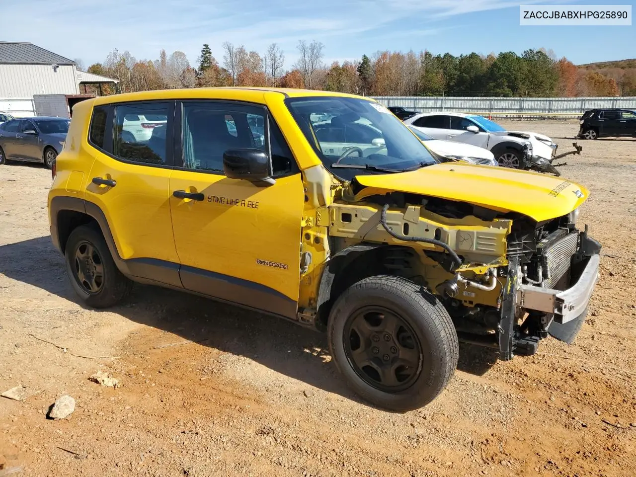 ZACCJBABXHPG25890 2017 Jeep Renegade Sport