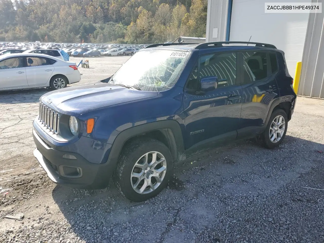 ZACCJBBB1HPE49374 2017 Jeep Renegade Latitude