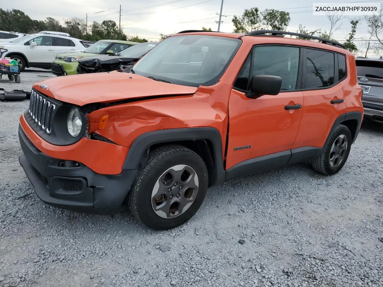 ZACCJAAB7HPF30939 2017 Jeep Renegade Sport