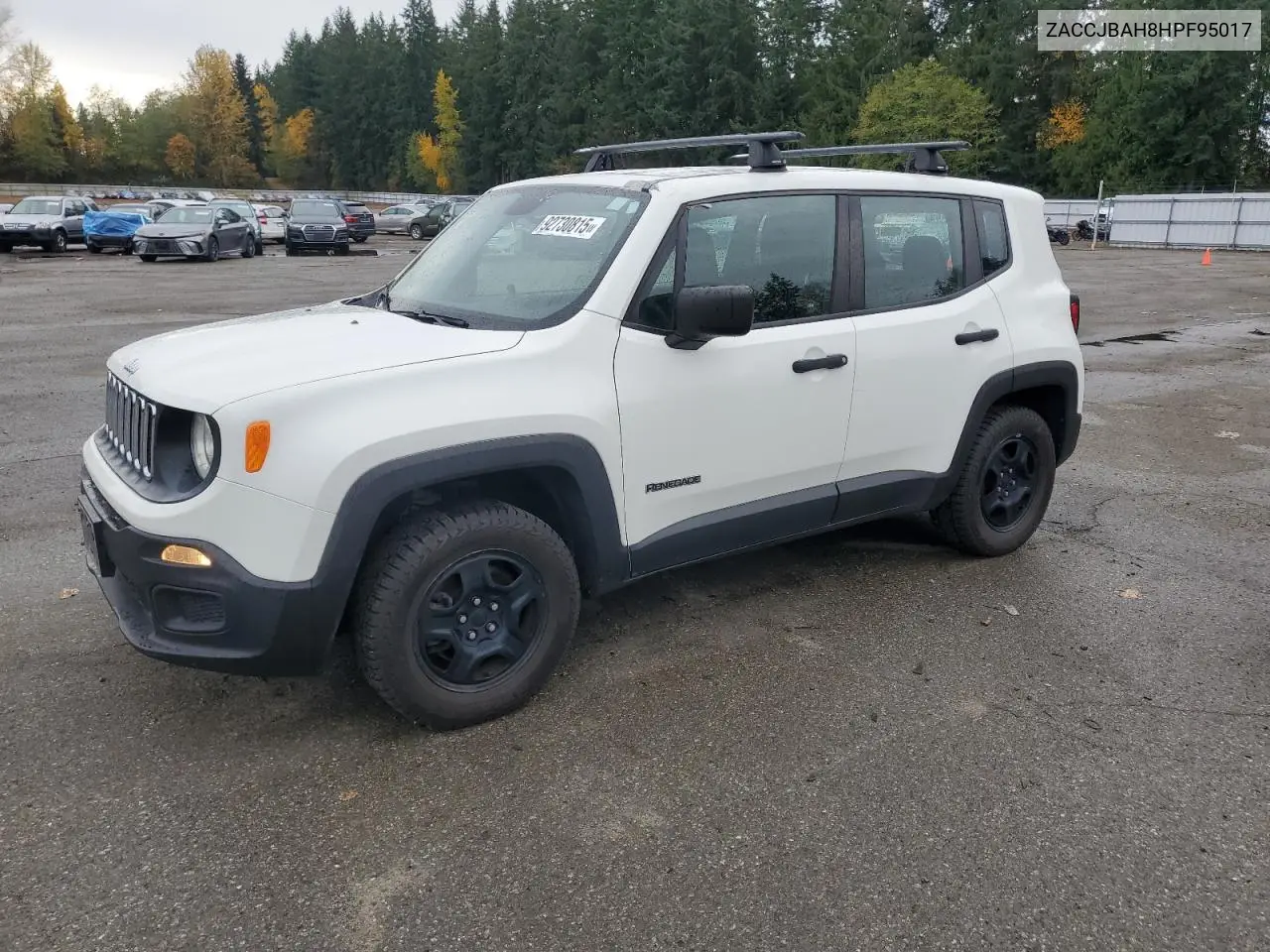 ZACCJBAH8HPF95017 2017 Jeep Renegade Sport