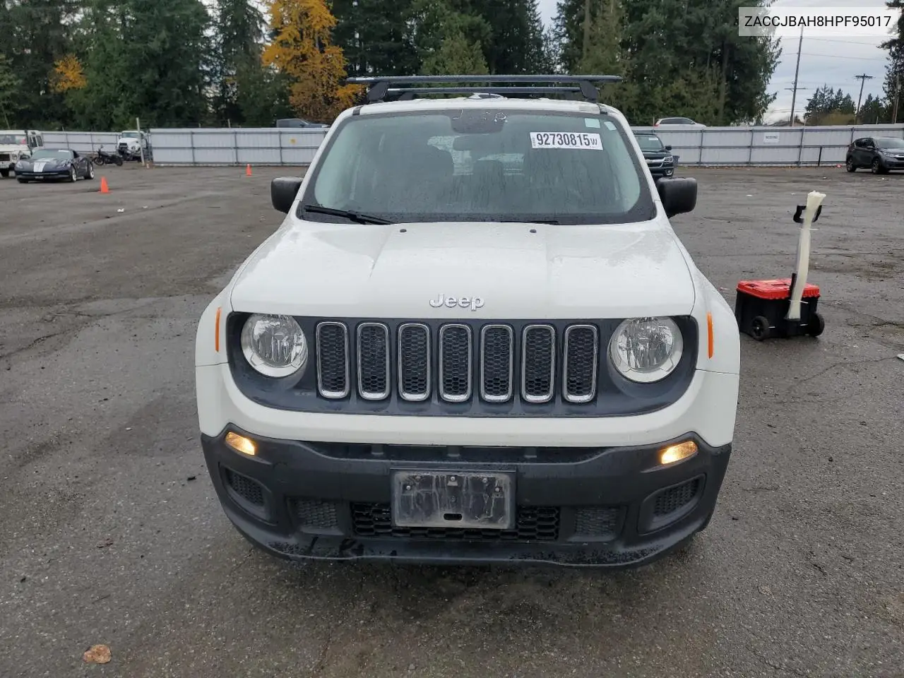 ZACCJBAH8HPF95017 2017 Jeep Renegade Sport