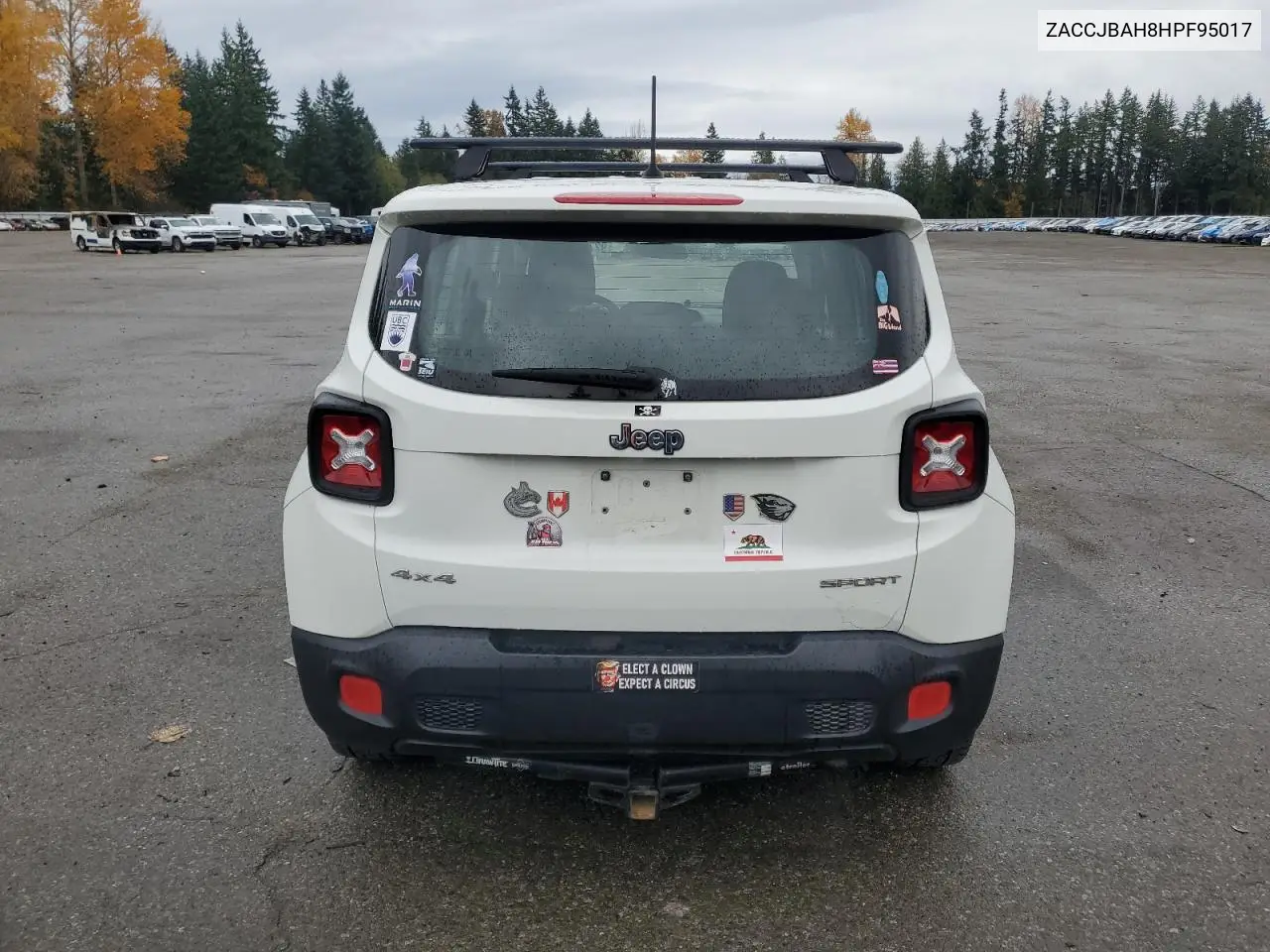 ZACCJBAH8HPF95017 2017 Jeep Renegade Sport