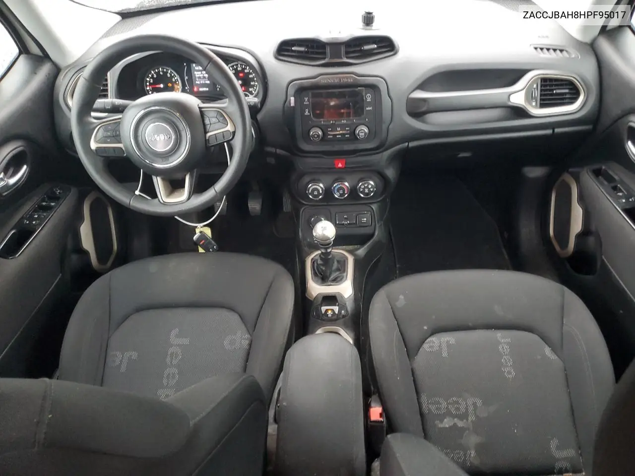 ZACCJBAH8HPF95017 2017 Jeep Renegade Sport