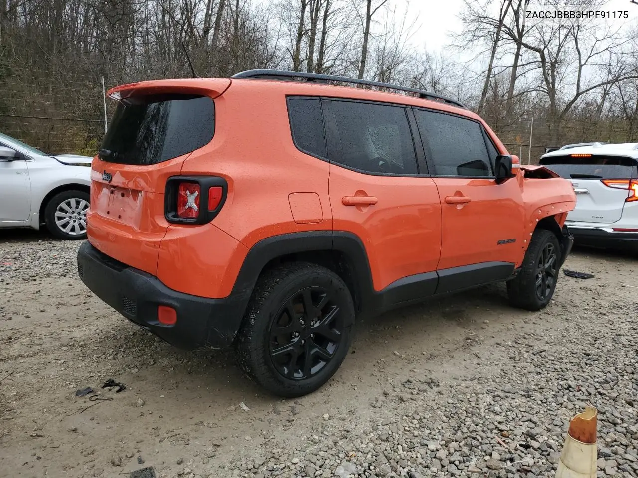 ZACCJBBB3HPF91175 2017 Jeep Renegade Latitude