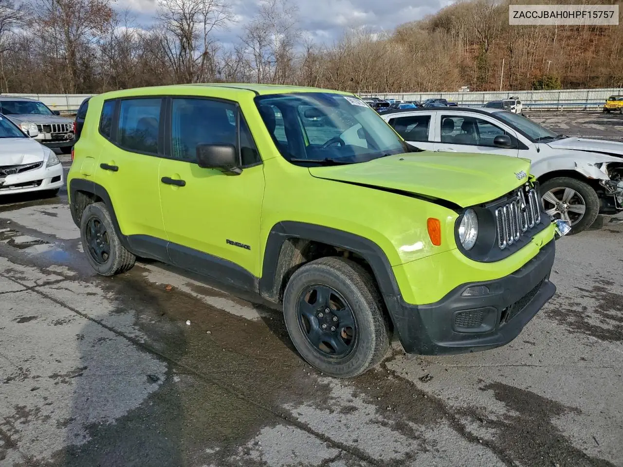 ZACCJBAH0HPF15757 2017 Jeep Renegade Sport