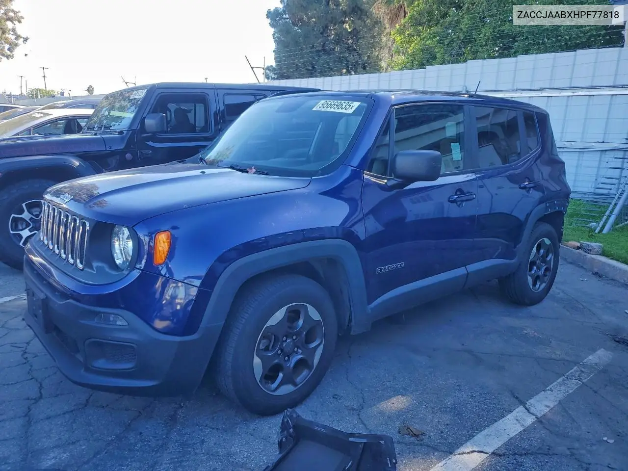 ZACCJAABXHPF77818 2017 Jeep Renegade Sport
