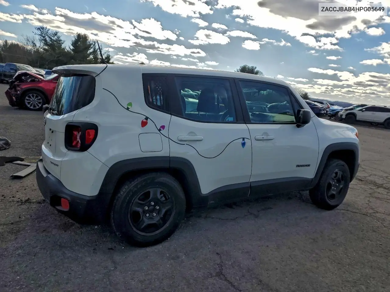 ZACCJBAB4HPG05649 2017 Jeep Renegade Sport