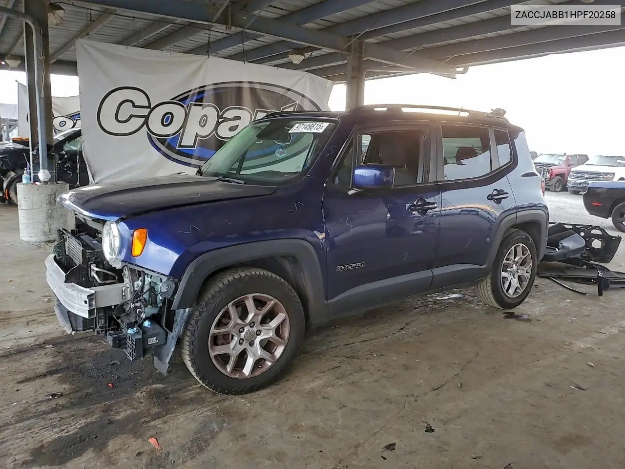 ZACCJABB1HPF20258 2017 Jeep Renegade Latitude