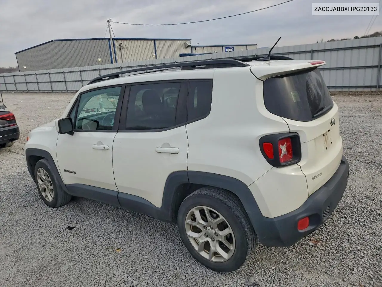 ZACCJABBXHPG20133 2017 Jeep Renegade Latitude
