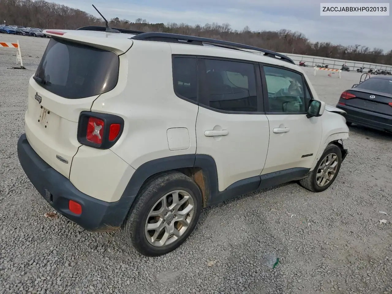 ZACCJABBXHPG20133 2017 Jeep Renegade Latitude