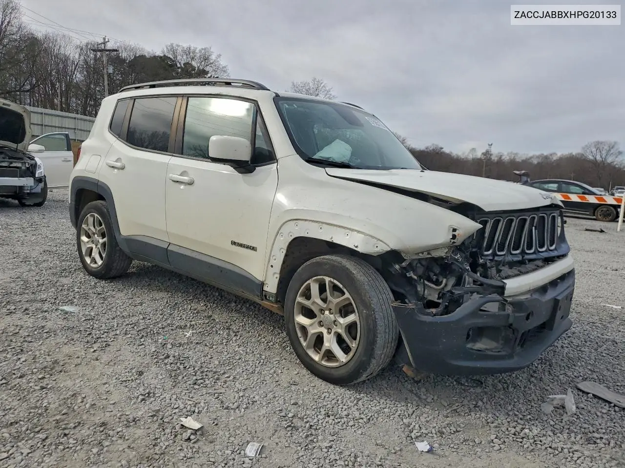 ZACCJABBXHPG20133 2017 Jeep Renegade Latitude
