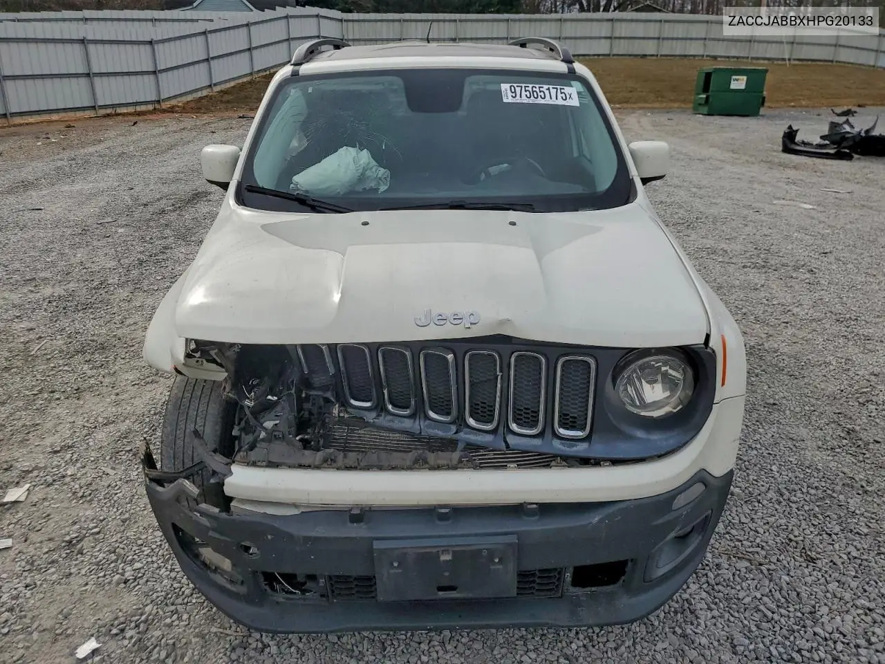 ZACCJABBXHPG20133 2017 Jeep Renegade Latitude