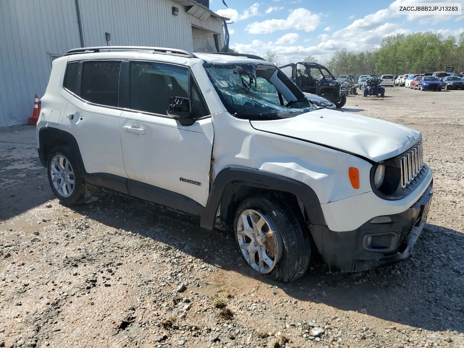 2018 Jeep Renegade Latitude VIN: ZACCJBBB2JPJ13283 Lot: 51549454