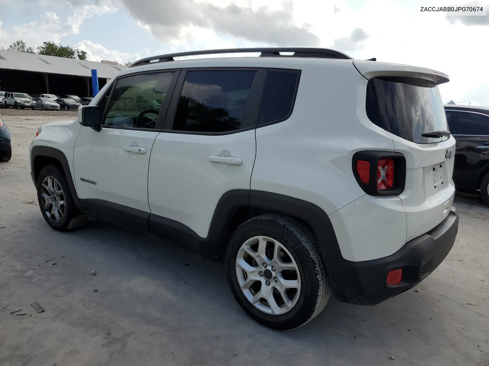 2018 Jeep Renegade Latitude VIN: ZACCJABB0JPG70674 Lot: 58487674