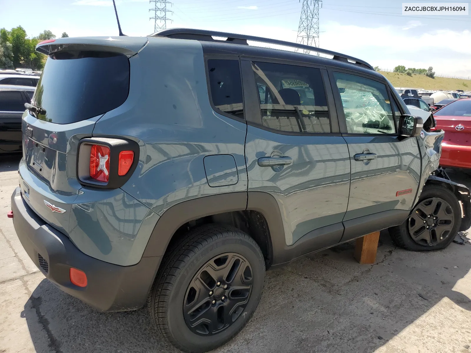 2018 Jeep Renegade Trailhawk VIN: ZACCJBCBXJPH16094 Lot: 60898954