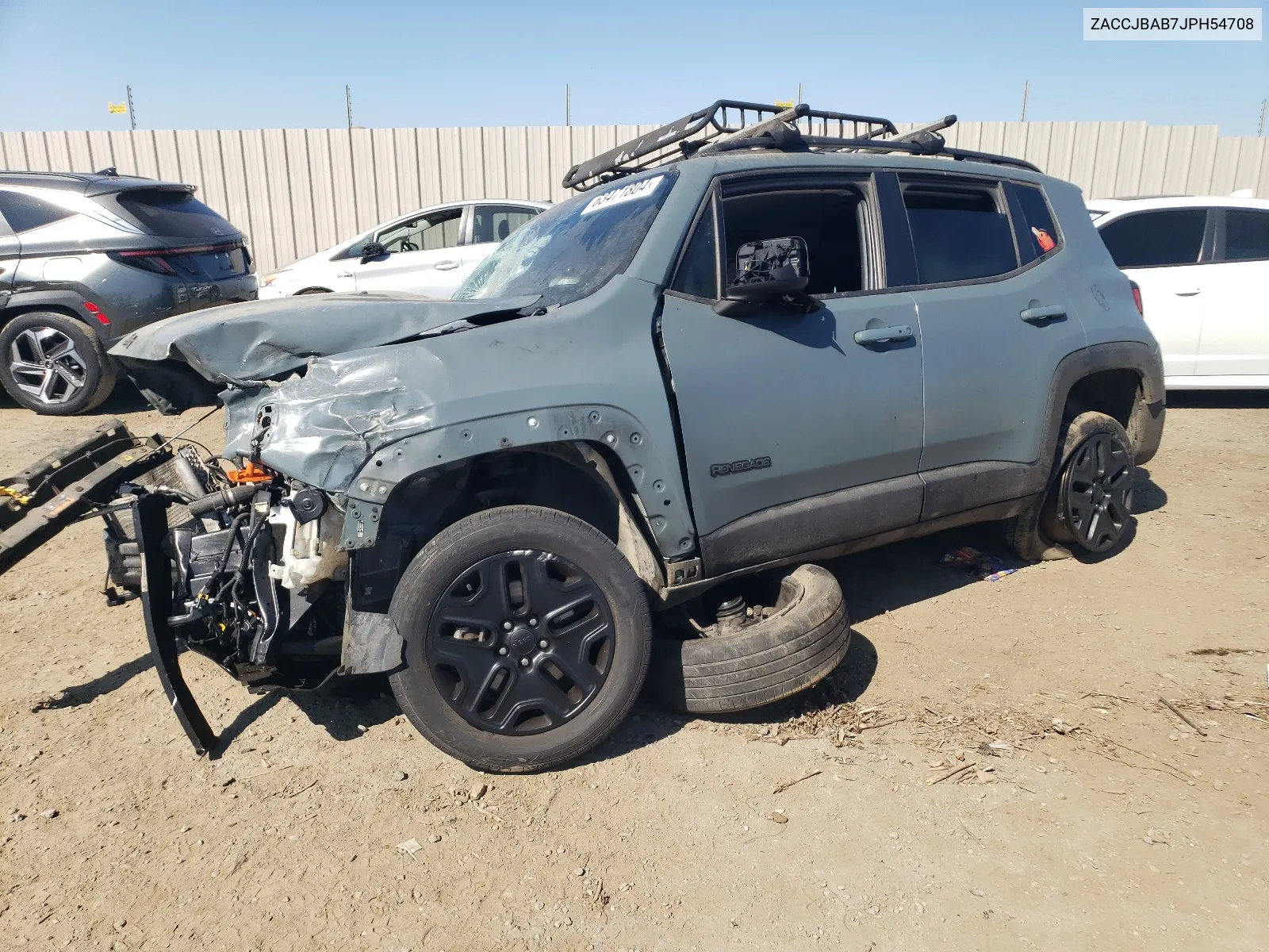 2018 Jeep Renegade Sport VIN: ZACCJBAB7JPH54708 Lot: 63471804