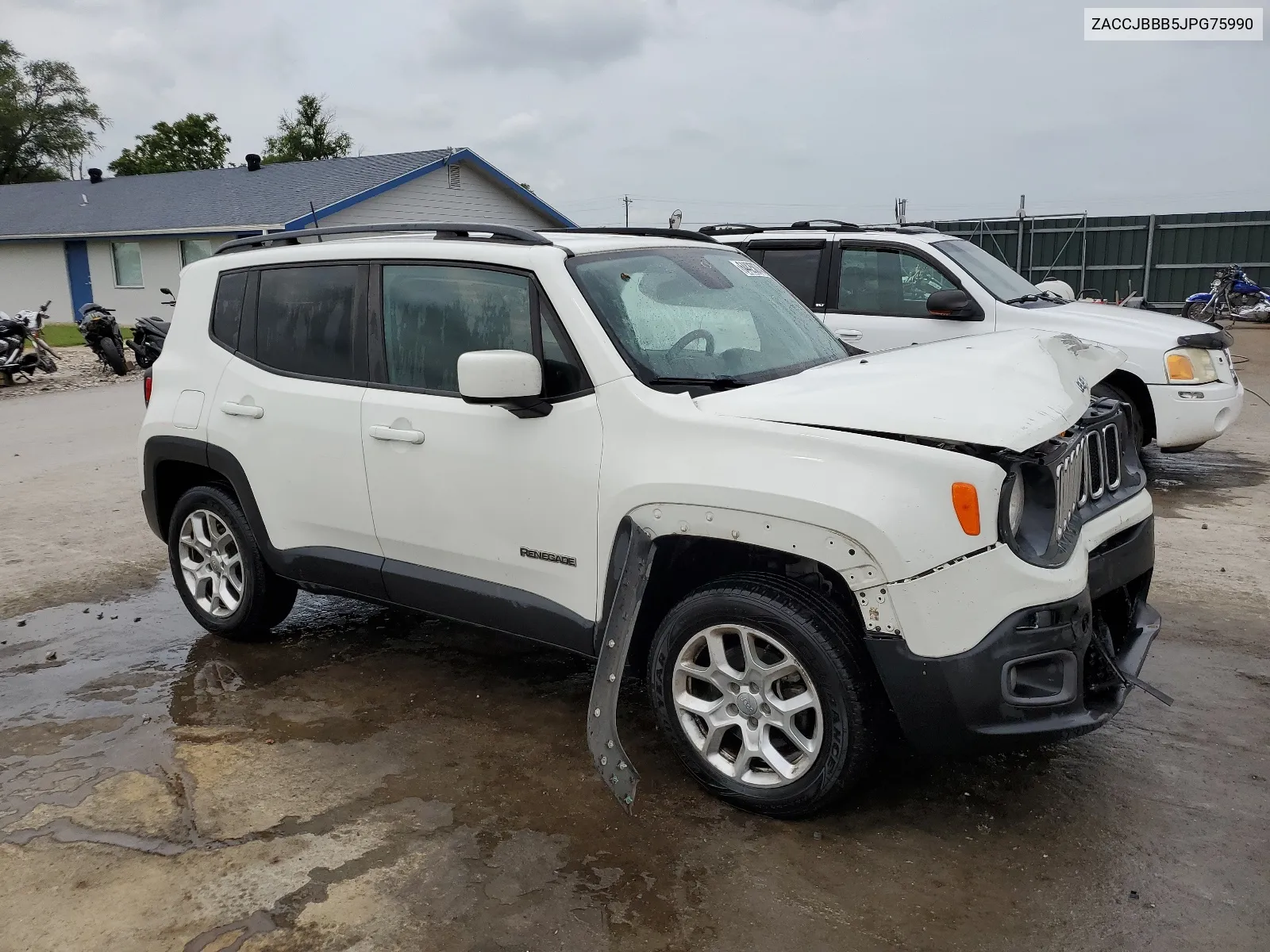 2018 Jeep Renegade Latitude VIN: ZACCJBBB5JPG75990 Lot: 64425074