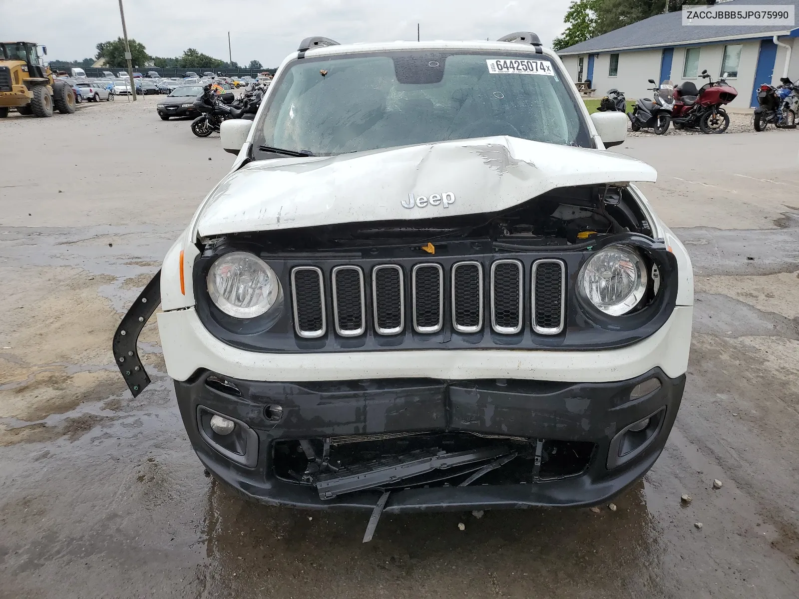 2018 Jeep Renegade Latitude VIN: ZACCJBBB5JPG75990 Lot: 64425074