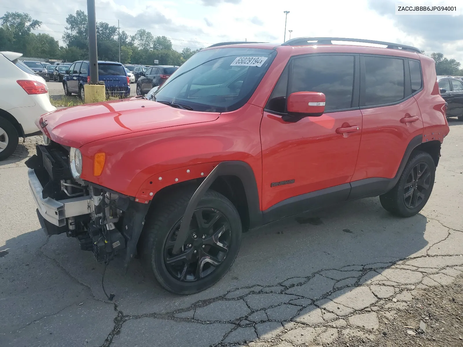 2018 Jeep Renegade Latitude VIN: ZACCJBBB6JPG94001 Lot: 65029194