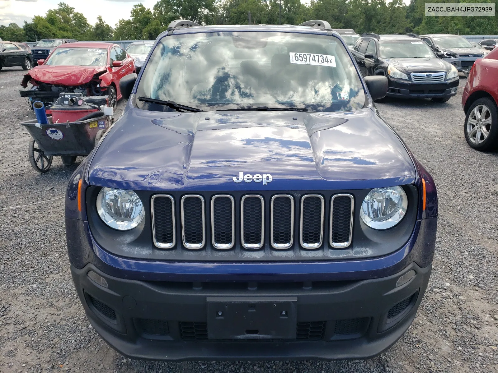 2018 Jeep Renegade Sport VIN: ZACCJBAH4JPG72939 Lot: 65974734