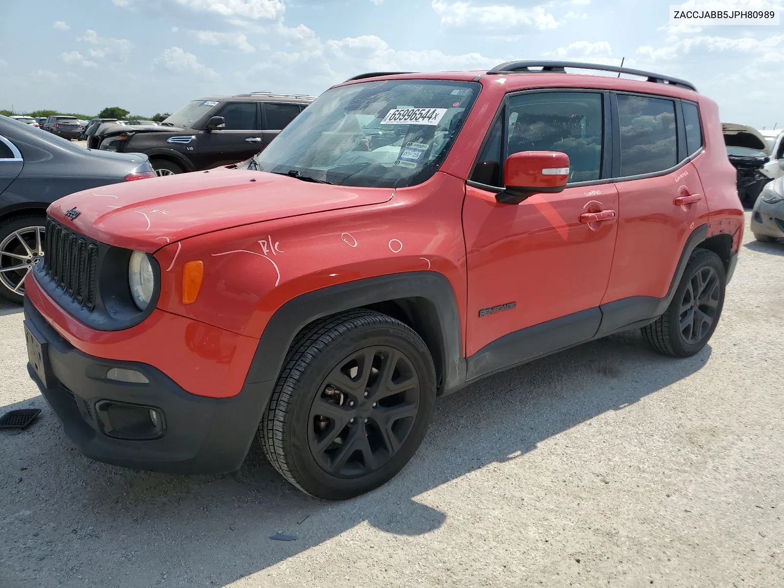 2018 Jeep Renegade Latitude VIN: ZACCJABB5JPH80989 Lot: 65996544