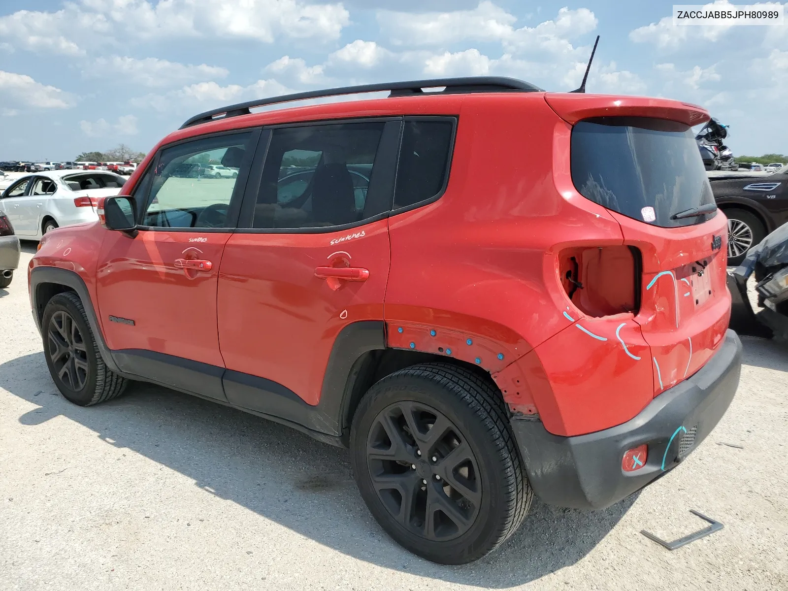 2018 Jeep Renegade Latitude VIN: ZACCJABB5JPH80989 Lot: 65996544