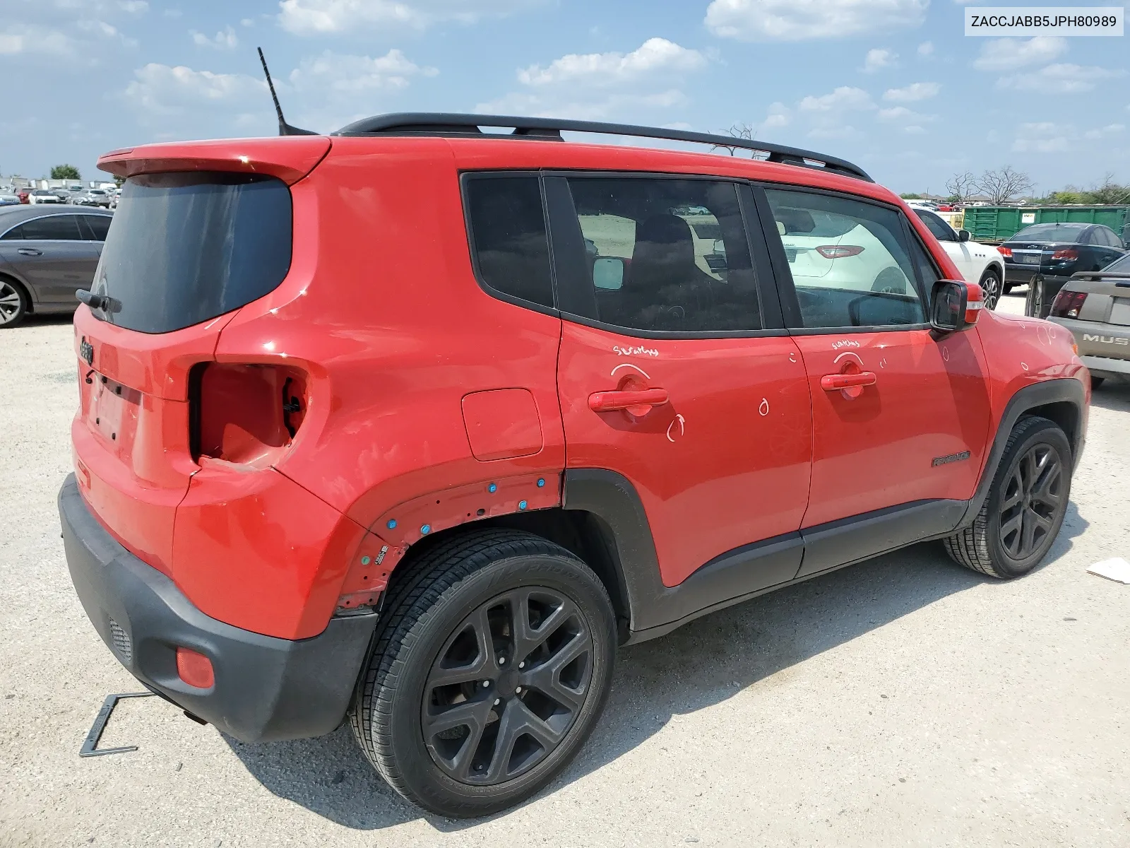 2018 Jeep Renegade Latitude VIN: ZACCJABB5JPH80989 Lot: 65996544