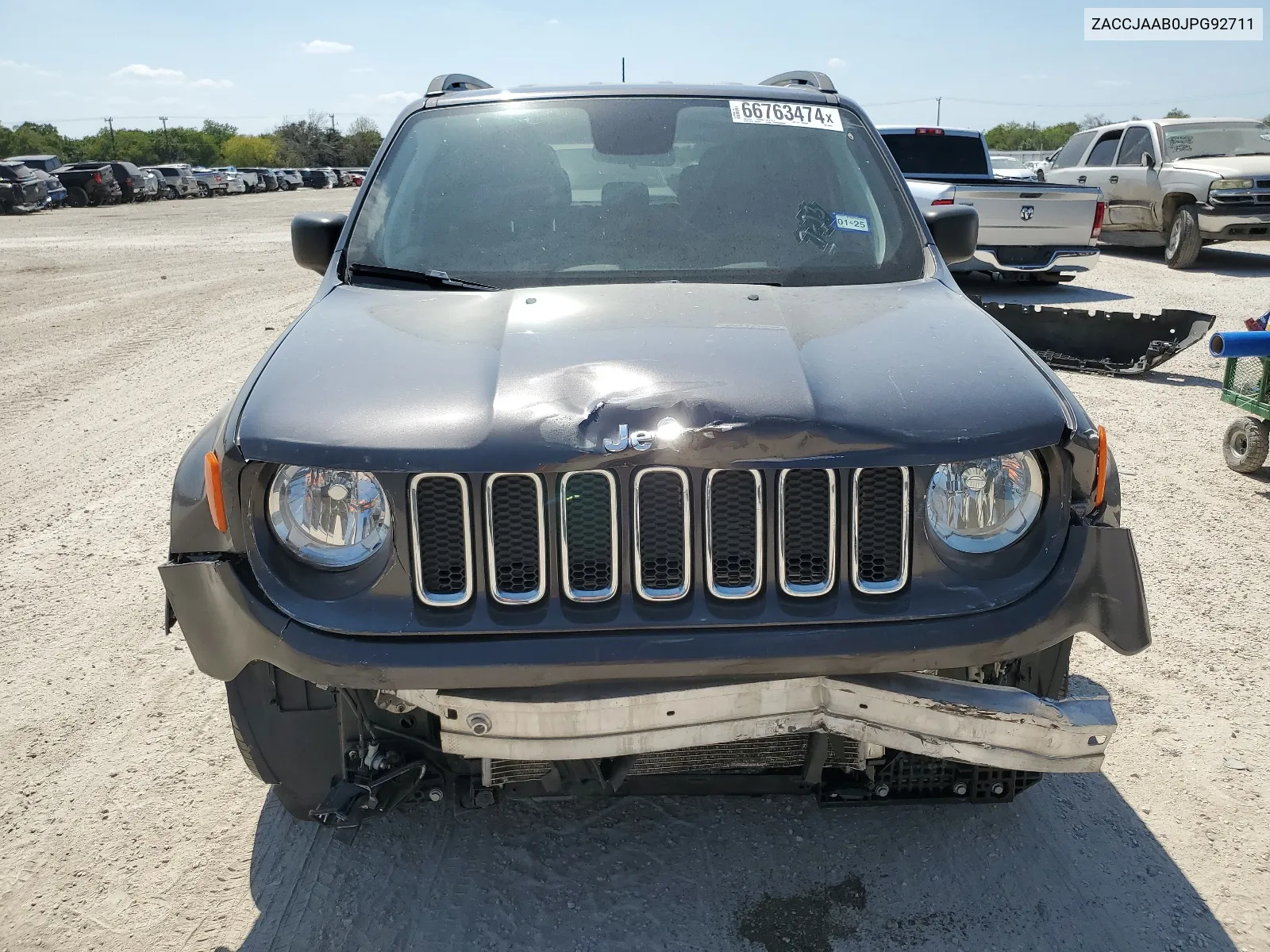 2018 Jeep Renegade Sport VIN: ZACCJAAB0JPG92711 Lot: 66763474