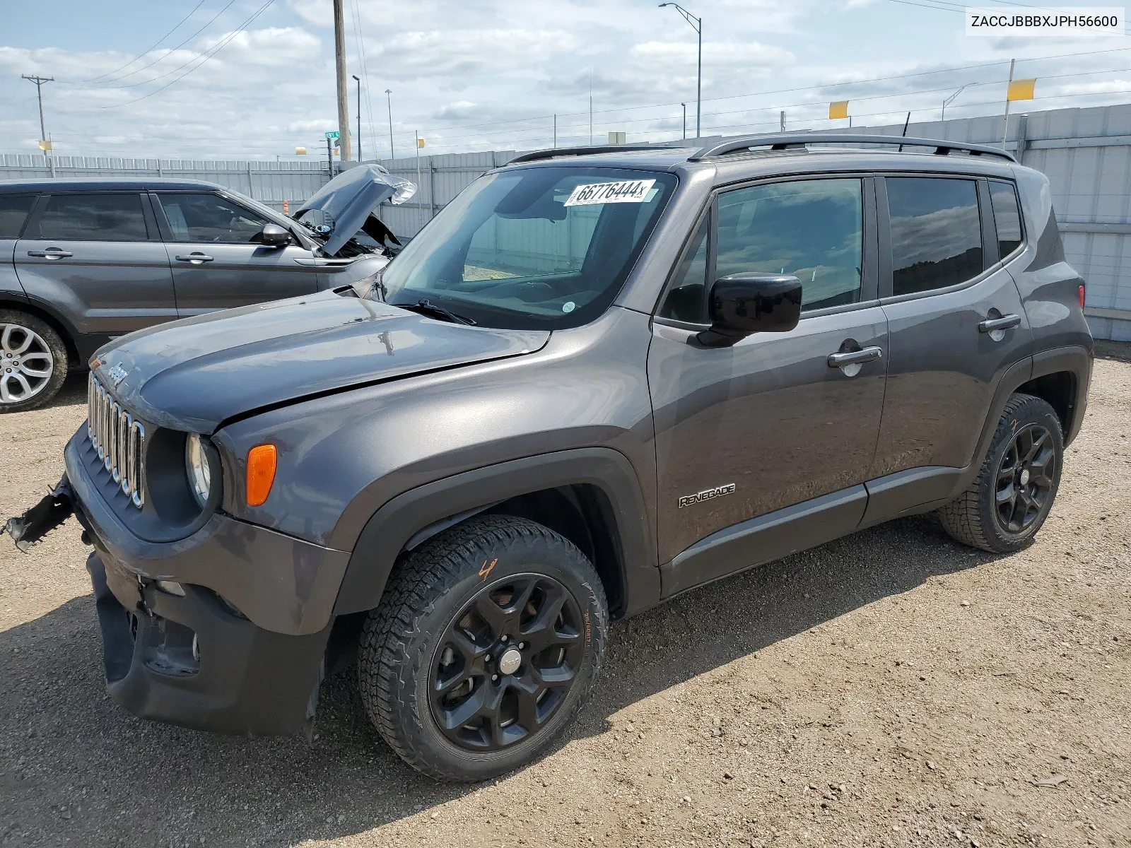 2018 Jeep Renegade Latitude VIN: ZACCJBBBXJPH56600 Lot: 66776444