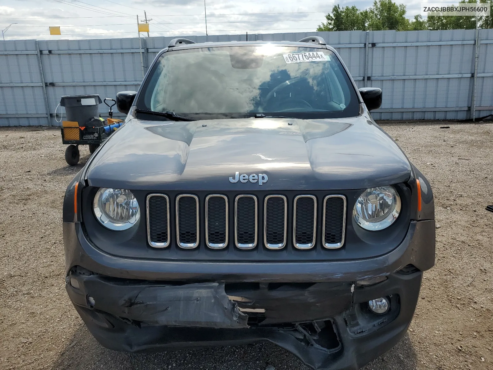 2018 Jeep Renegade Latitude VIN: ZACCJBBBXJPH56600 Lot: 66776444