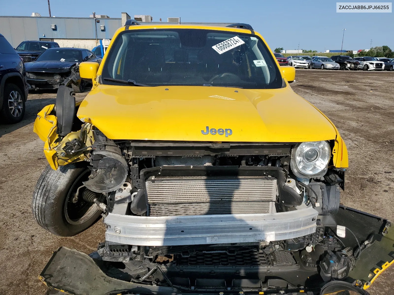 2018 Jeep Renegade Latitude VIN: ZACCJABB6JPJ66255 Lot: 66868724