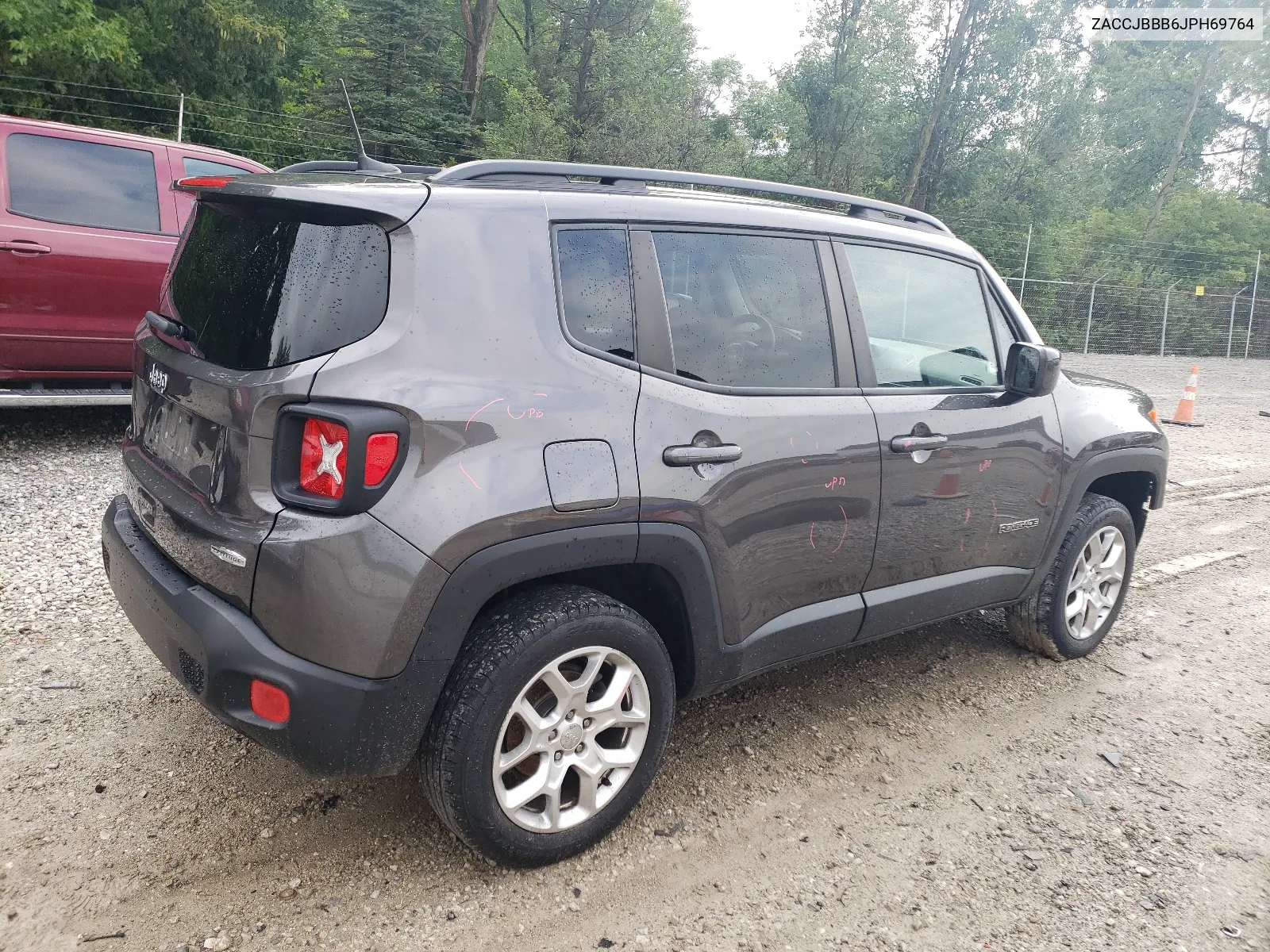 2018 Jeep Renegade Latitude VIN: ZACCJBBB6JPH69764 Lot: 66901004