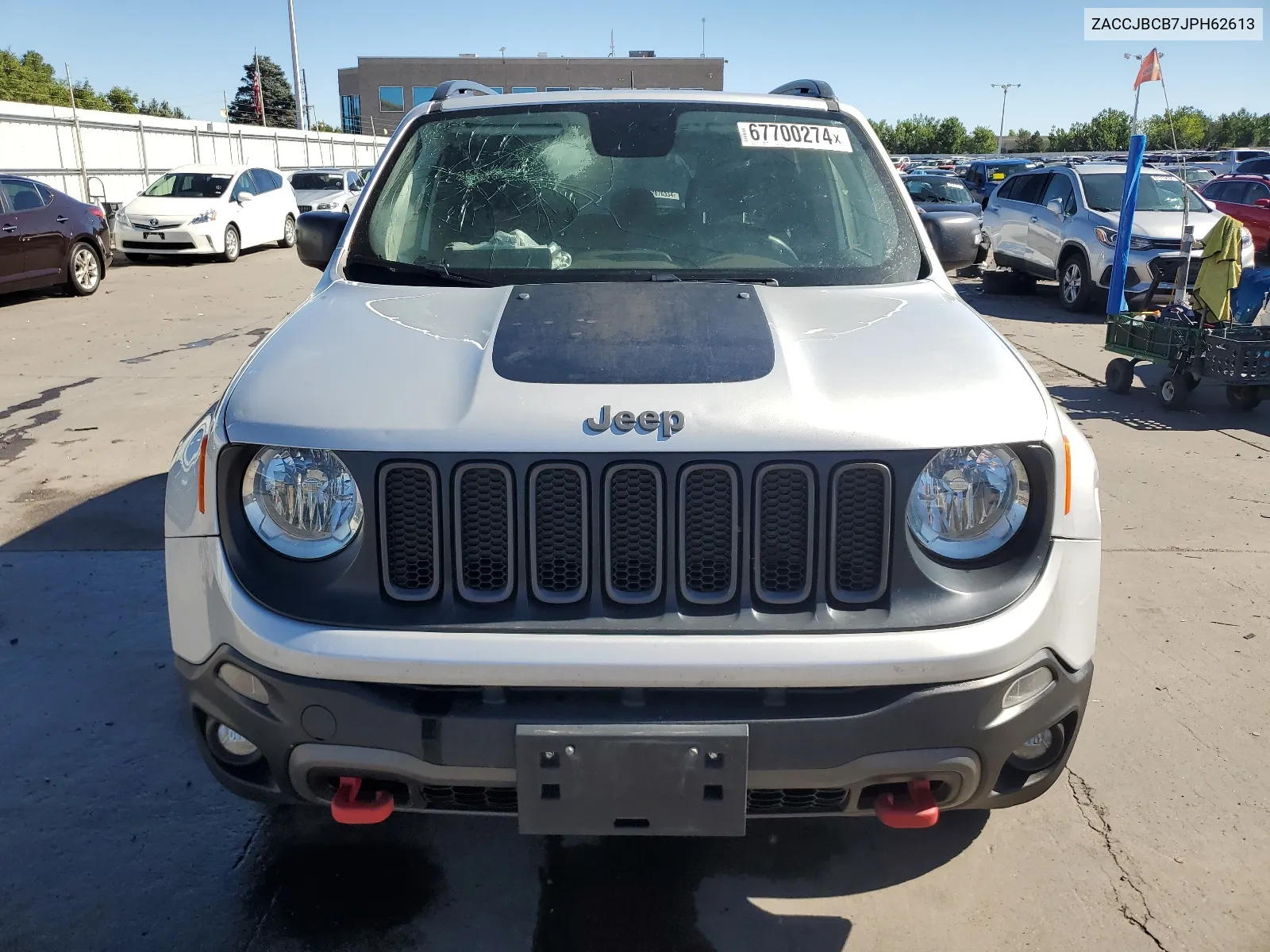 2018 Jeep Renegade Trailhawk VIN: ZACCJBCB7JPH62613 Lot: 67700274