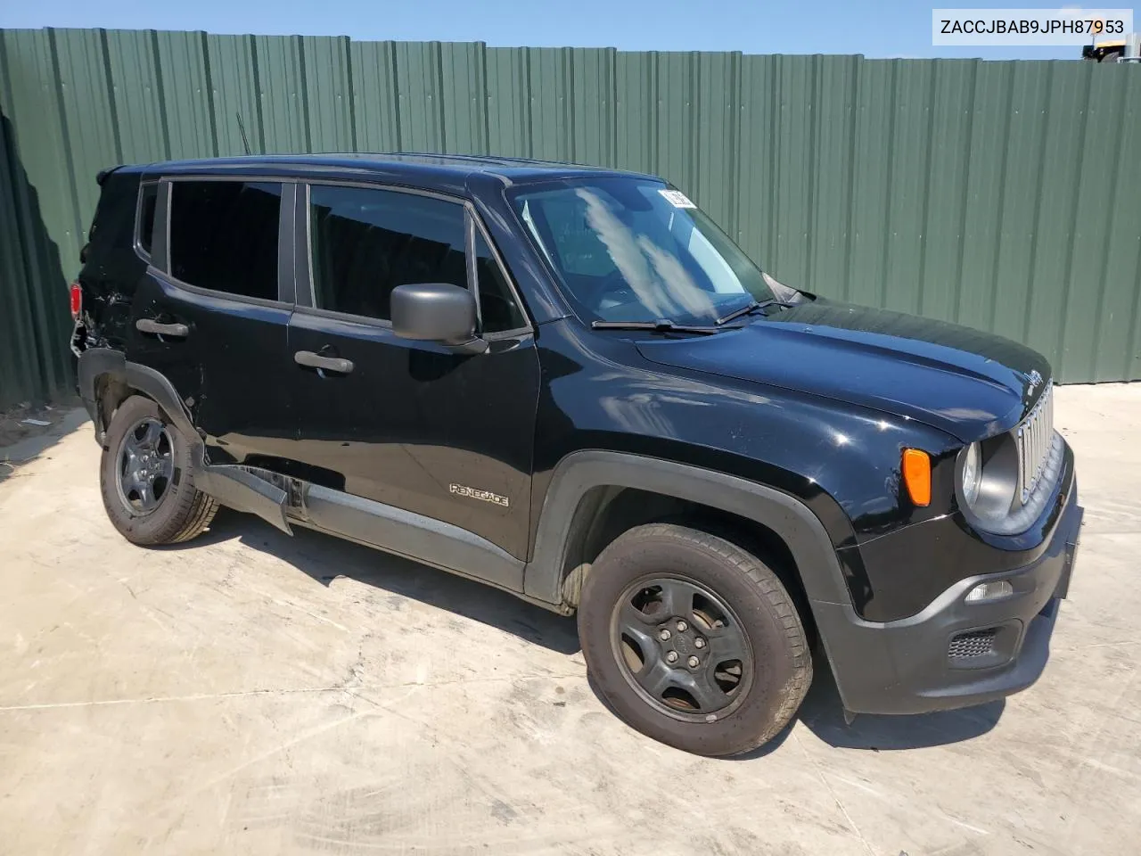 ZACCJBAB9JPH87953 2018 Jeep Renegade Sport