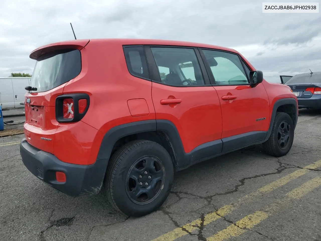 2018 Jeep Renegade Sport VIN: ZACCJBAB6JPH02938 Lot: 71805674