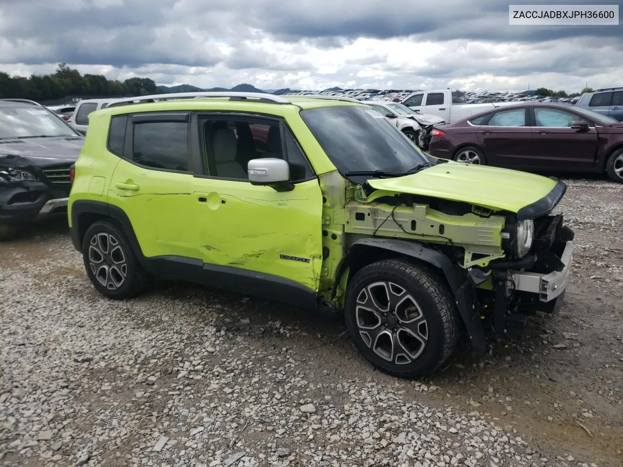 2018 Jeep Renegade Limited VIN: ZACCJADBXJPH36600 Lot: 71960584