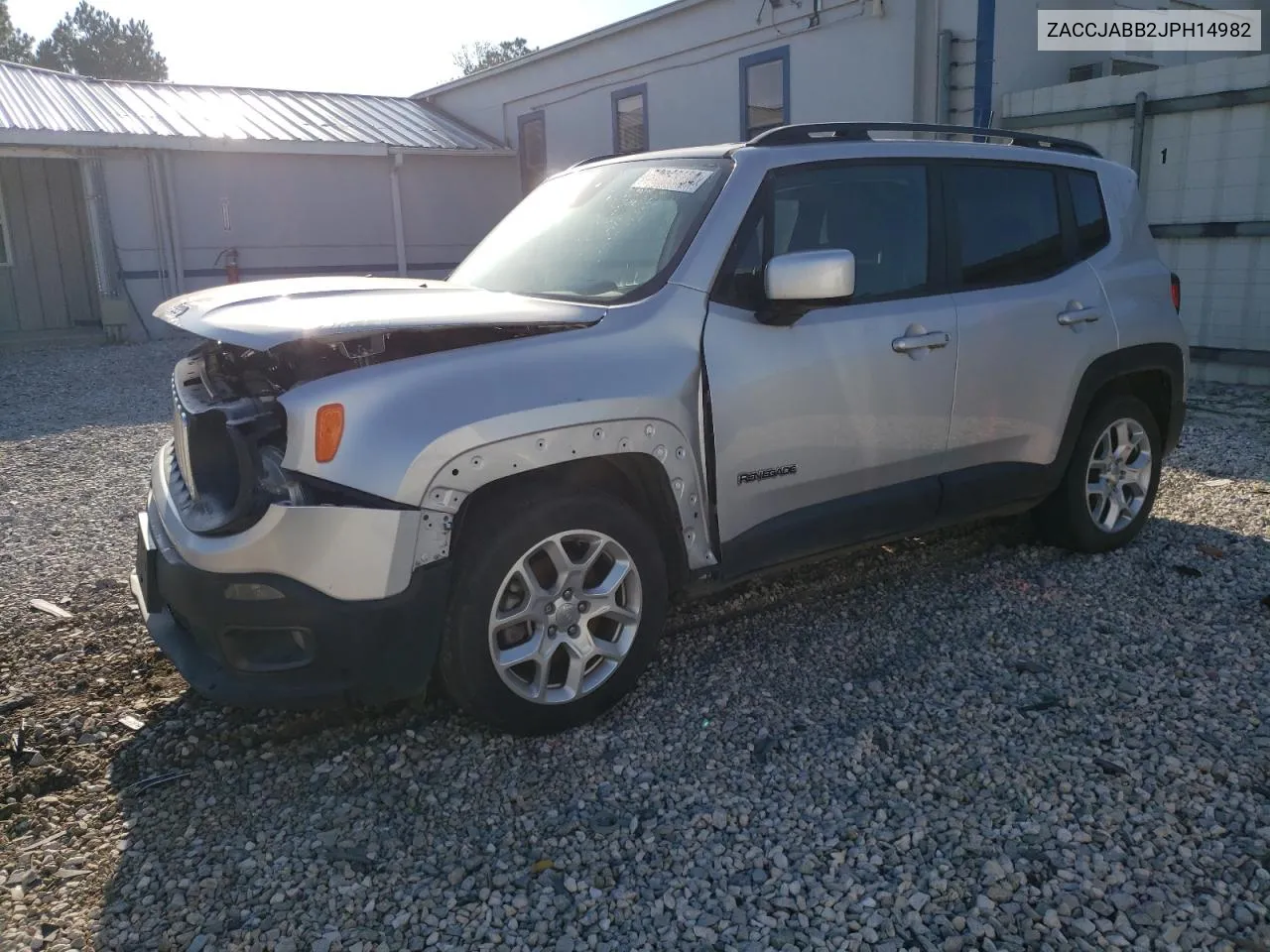 2018 Jeep Renegade Latitude VIN: ZACCJABB2JPH14982 Lot: 72065234